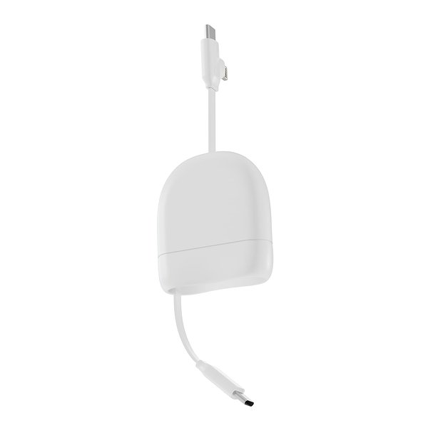 ICE-R Einziehbares USB-C- und Lightning-Kabel 60 W 1 Meter Vregun