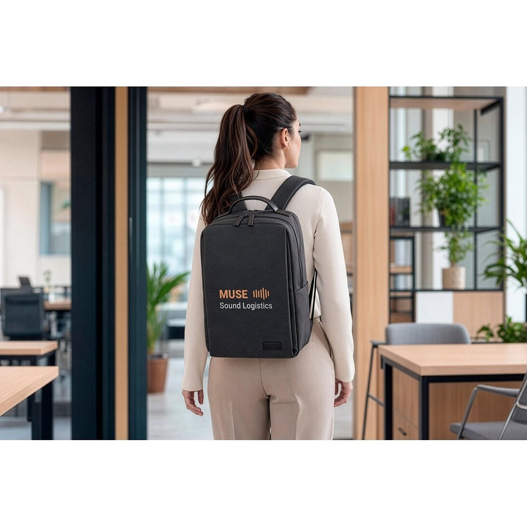 Laptop-Rucksack (17") aus hochdichtem 600D-Recycling-Polyester (20 l) Dorsie