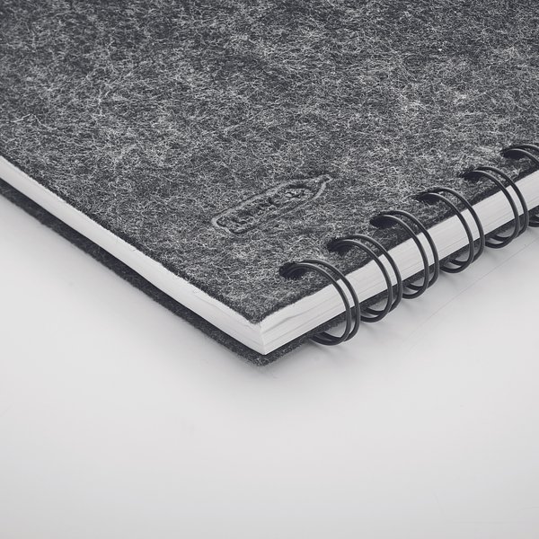 DIN A5 RPET-Filz Notizbuch Jürgri