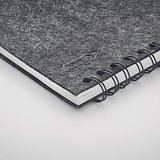 DIN A5 RPET-Filz Notizbuch Jürgri