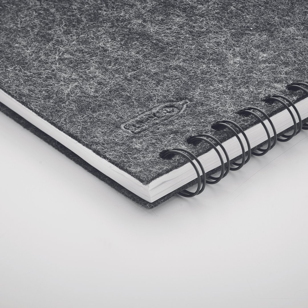 DIN A5 RPET-Filz Notizbuch Jürgri