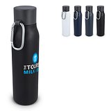 Karabiner mattierte Isolierflasche 600 ml Paunas
