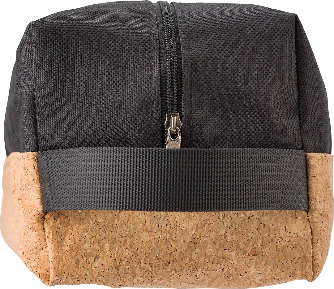 Kulturtasche aus Polyester und Kork Onnani