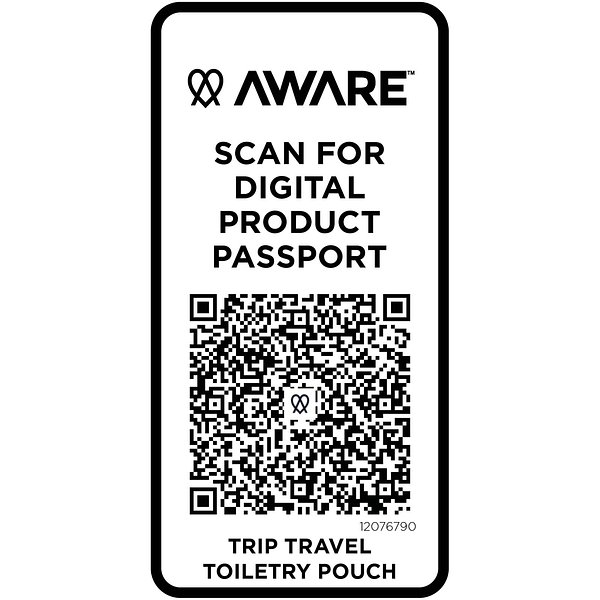 Aware™ Recycelter Reisekulturbeutel 2 L - Paunjat