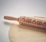 Teigrolle für Weihnachtsgebäck Rengan