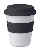 PP Becher mit Silikon-Deckel Cianiga