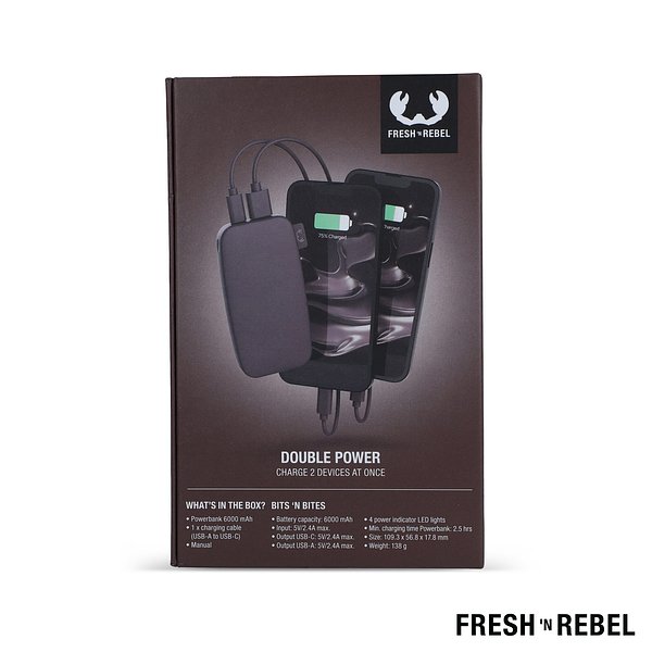 Powerbank 6.000mAh USB-C Walurer