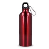 R-Edelstahl einwandige Flasche mit Karabiner 500 ml Nolfrina