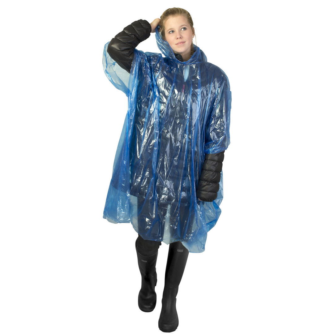 Regenponcho mit Aufbewahrungstasche aus recyceltem Kunststoff - Doli