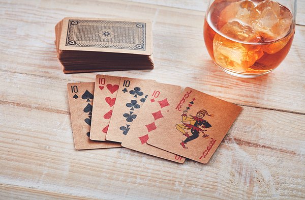 Recycelte Spielkarten Stias