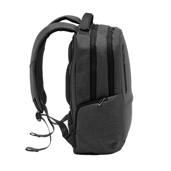 Wasserdichter Laptop-Rucksack aus recyceltem Nylon in 2 Farben mit Fach aus 210D recyceltem Polyester Uregnanni