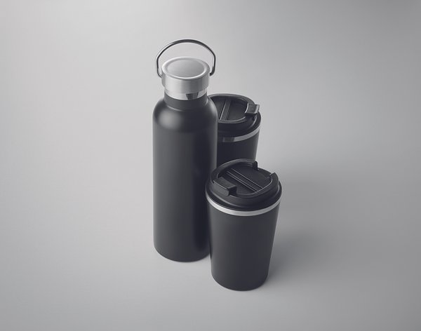 Doppelwandiges Edelstahl-Set Emmarat