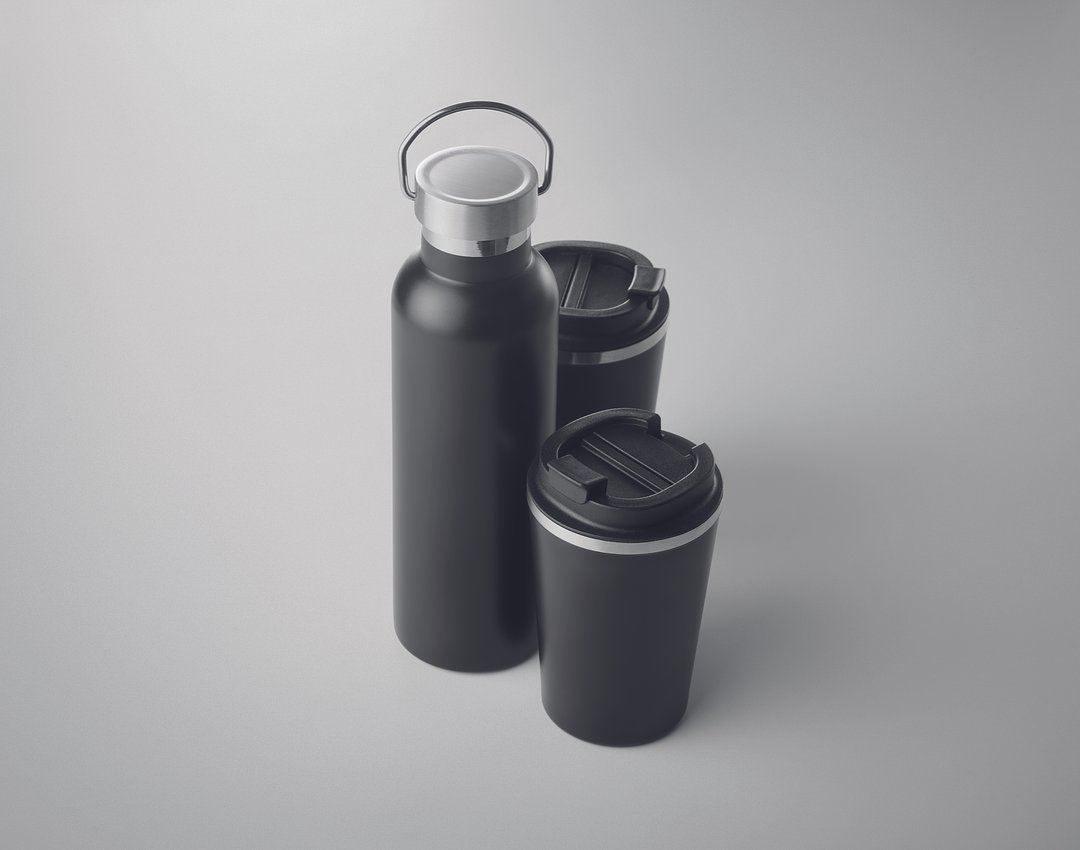 Doppelwandiges Edelstahl-Set Emmarat