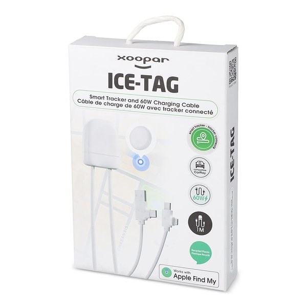 4034 - Ice-Tag Kabel wird mit Find My Tracker geliefert Lolliti