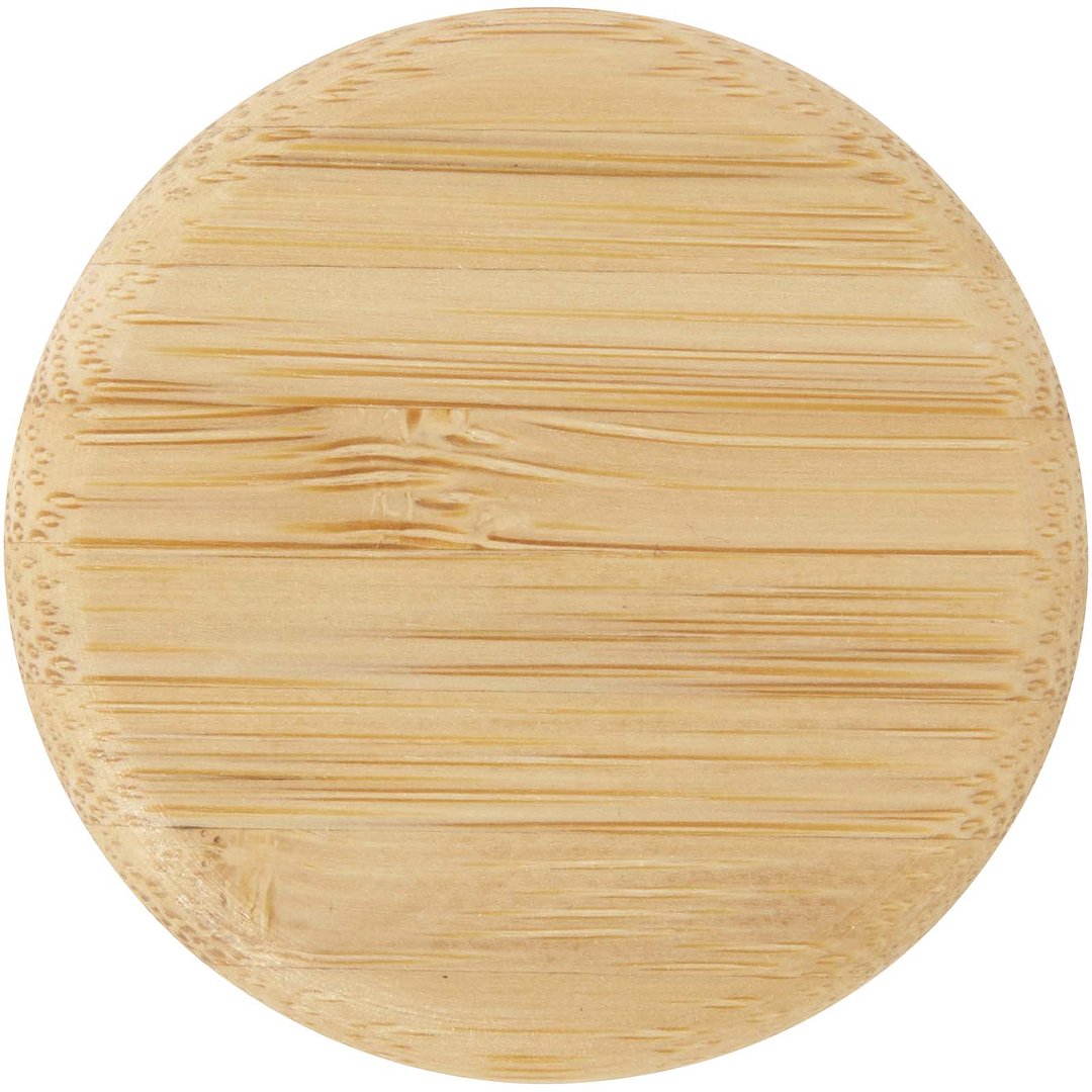 500 ml Glas-Flasche mit Silikongriff und Bambusdeckel - Giafer