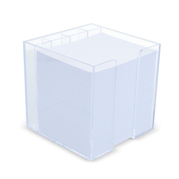 Notizzettel 10x10x10cm in Würfelbox mit Stifteköcher Stgas