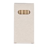 6 Buntstifte in einer Schachtel aus recyceltem Milchkarton Ferinas