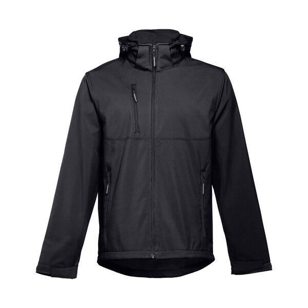 Herren SoftShell, mit abnehmbarer Kapuze Minatin