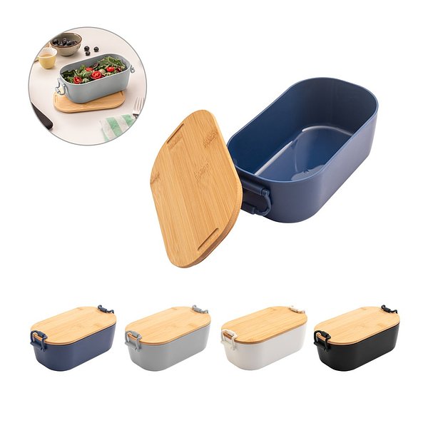 Luftdichte PP-Box mit Bambusdeckel Bistik