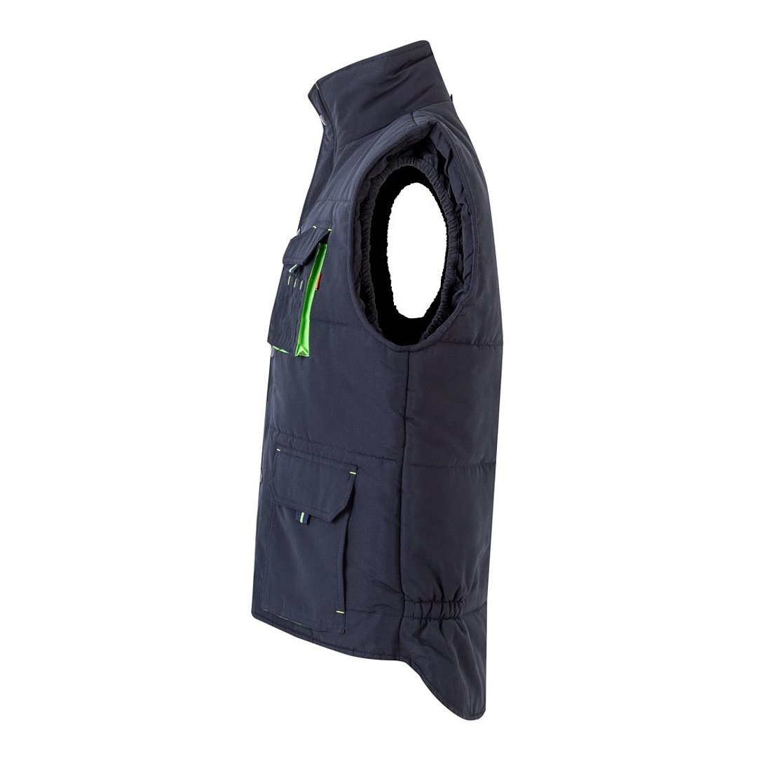 Steppweste, zweifarbig, mit mehreren Taschen (120g/m²), aus Polyester (100%) Aninatrg