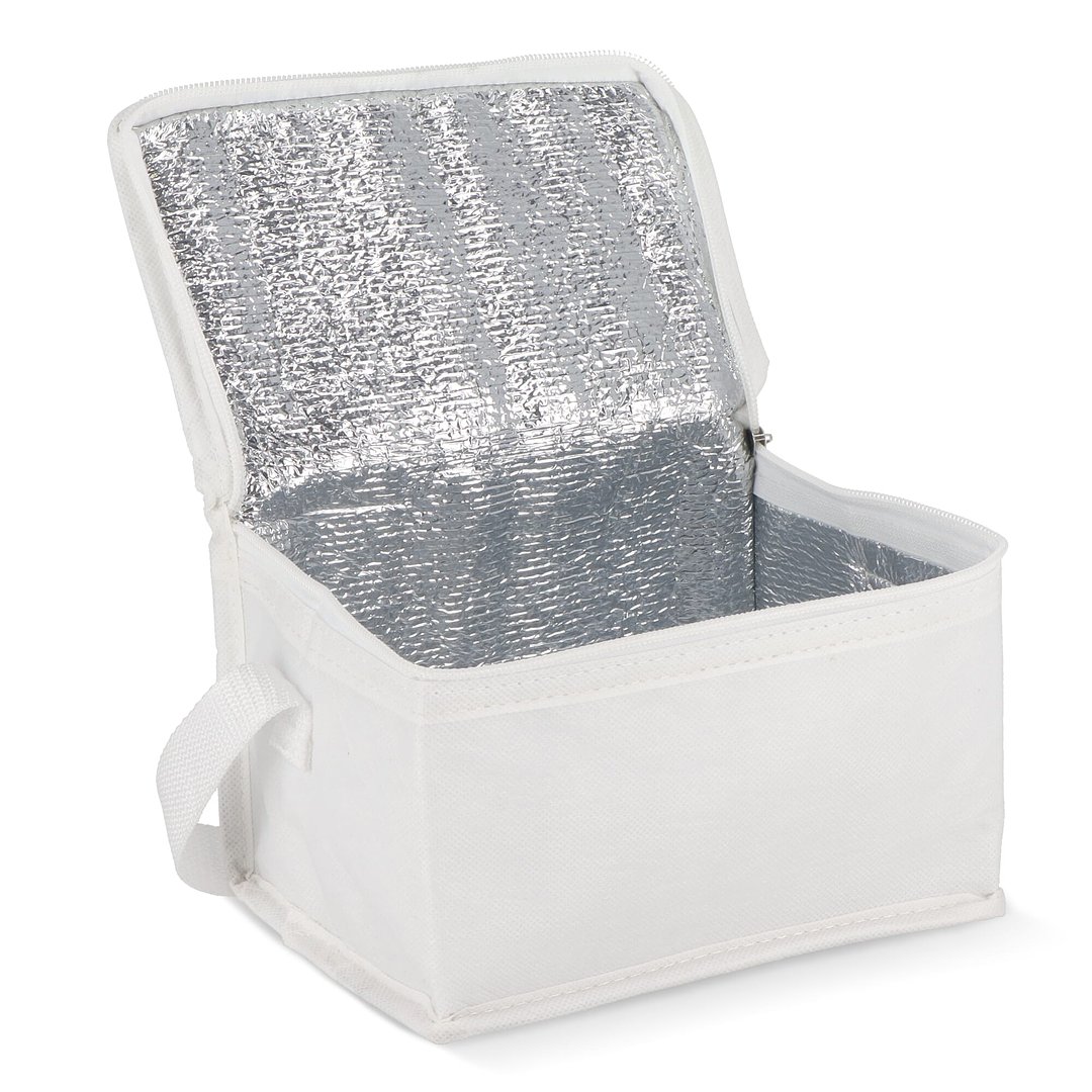 R-PET 6 Dosen-Kühltasche Non Woven 20x 13 x 12,5cm 75g/m² Veili