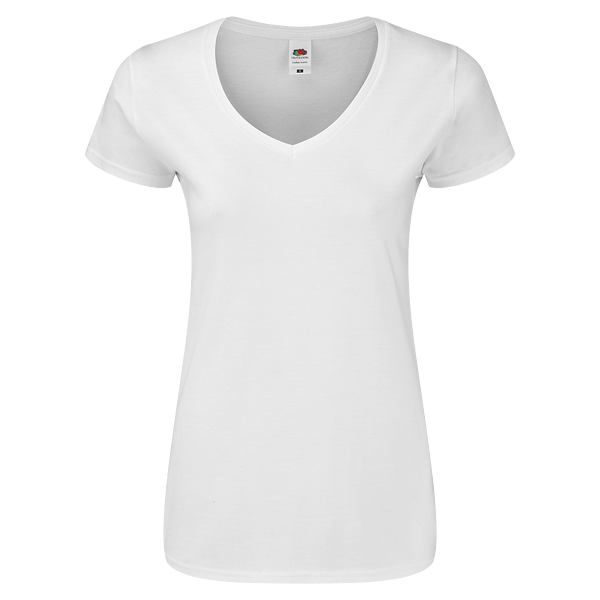 Frauen Weiß T-Shirt Ideck