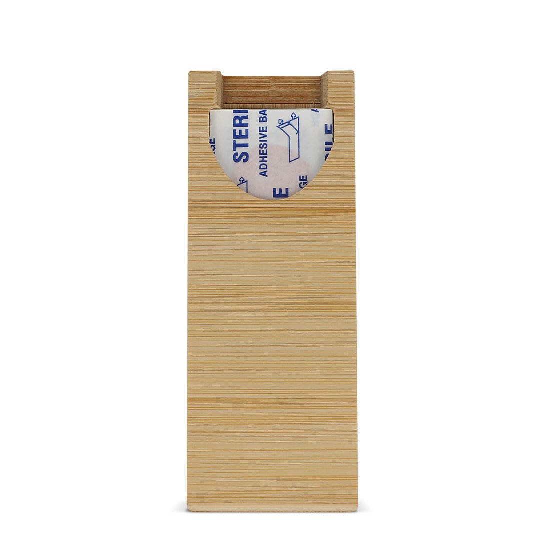 Pflaster in Bambusbox Duriköbi