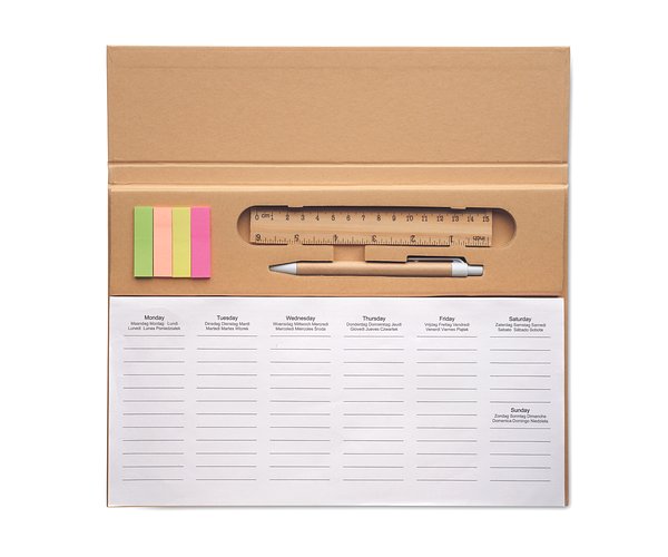 125-seitiger Wochenplaner Bengiafep