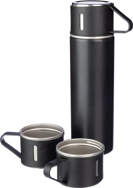 Thermosflaschen-Set Badrs | Edelstahl | 420 ml + 2 Becher