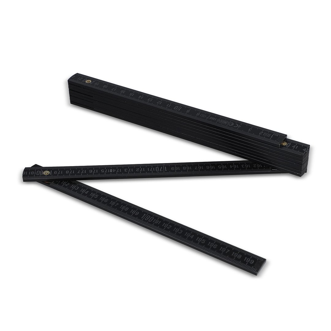 Zollstock Holz 2m Premium lackiert Dicorioli