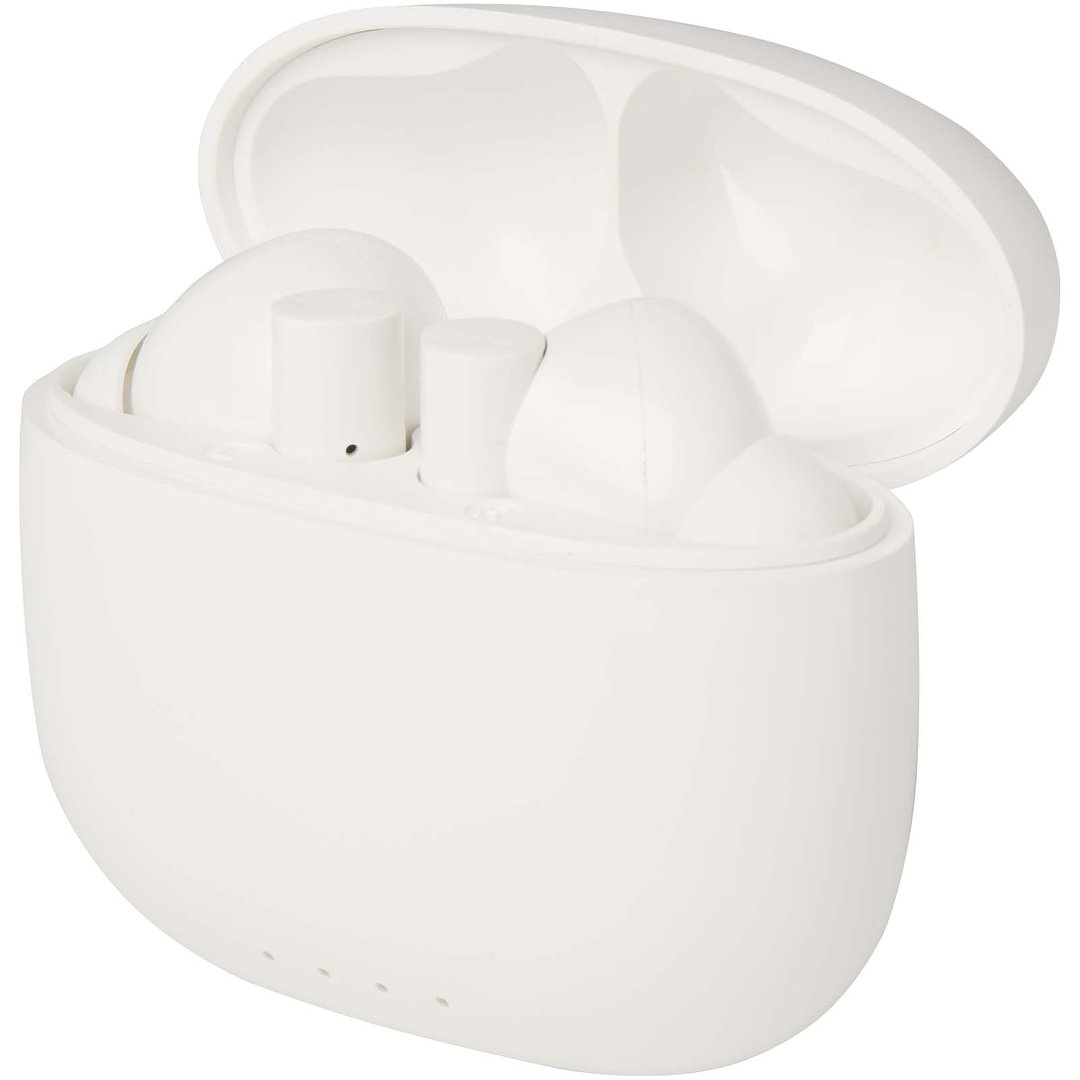 True Wireless Bluetooth® Headset aus recyceltem Kunststoff mit Silikon-Ohrstöpseln - Köbin