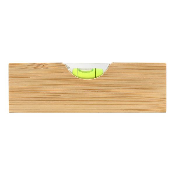 Flaschenöffner-Wasserwaage aus Bambus Nelvri