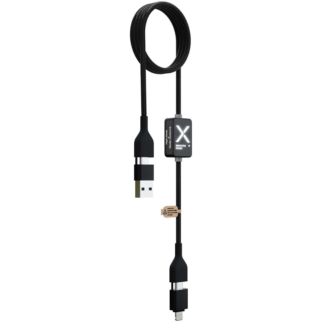 60W Ladekabel mit Schalter und Leuchtlogo - Gieri