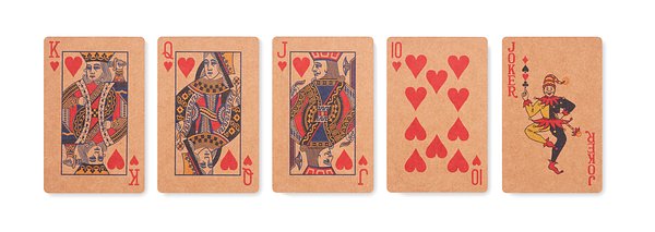 Recycelte Spielkarten Stias