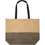 Grosse Strohpapier Tragetasche mit Reissverschluss, 21 l - Jürgin