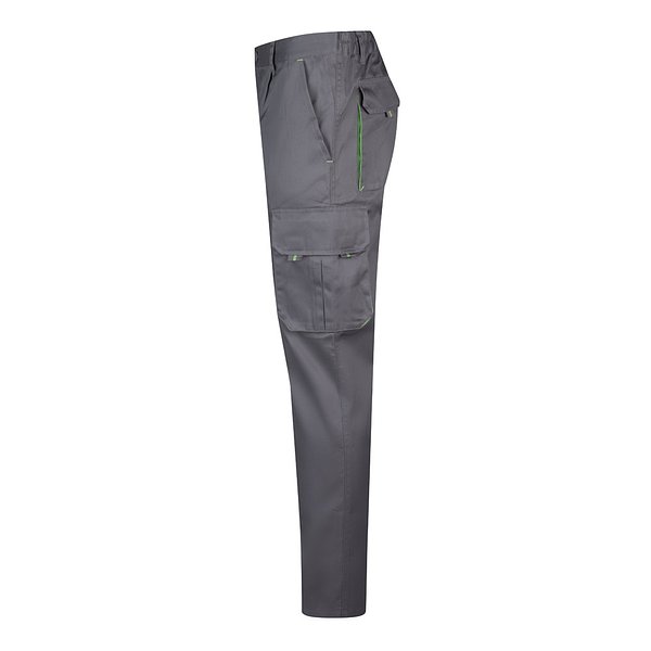 Zweifarbige Twill-Hose mit mehreren Taschen (200 g/m²), aus Baumwolle (35 %) und Polyester (65 %) Leenico