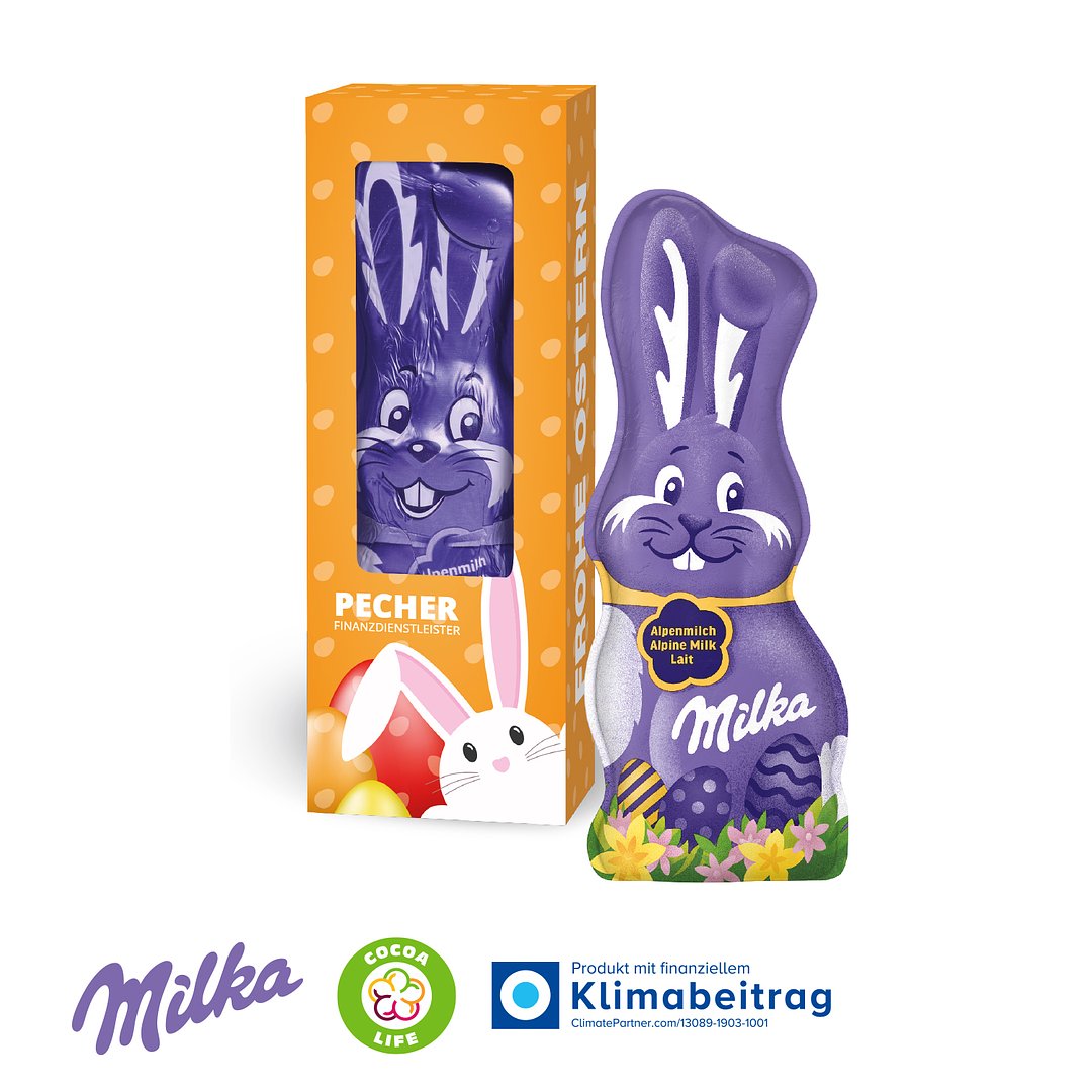 Milka Schmunzelhase, 45 g