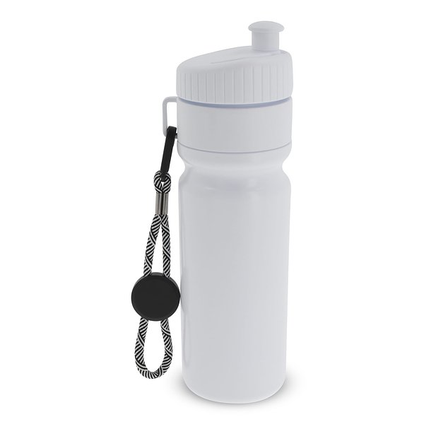 Sportflasche mit Rand und Kordel 750ml Bengi