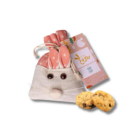 Kekse im Rosa Bunny Täschli 