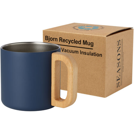 RCS-zertifizierter Becher aus recyceltem Edelstahl mit Kupfer-Vakuumisolierung, 360 ml - Oninan