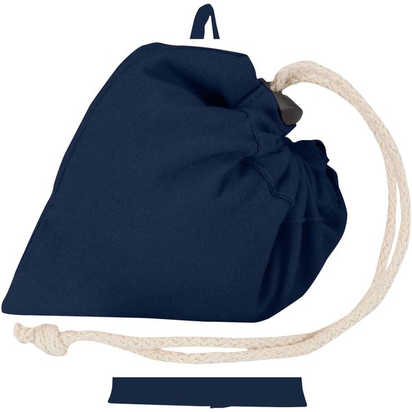 Blend 140 g/m², GRS-zertifizierte, faltbare Baumwoll Tragetasche, 7 l - Grin