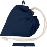 Blend 140 g/m², GRS-zertifizierte, faltbare Baumwoll Tragetasche, 7 l - Grin