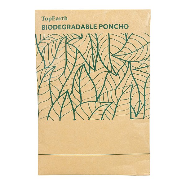 Biologisch abbaubarer Regenponcho Oldinen