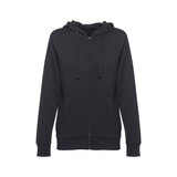 Damen Sweatshirt, mit Reißverschluss und Kapuze Helia