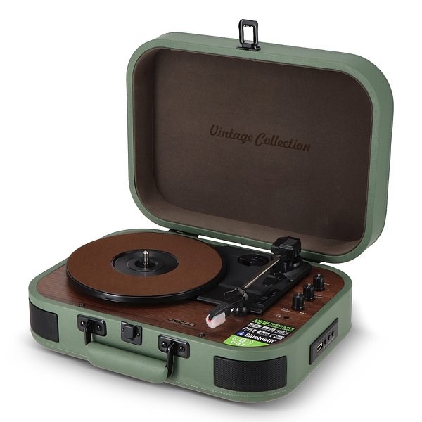 Vintage Plattenspieler mit BT-Ausgang Fens