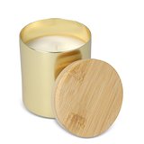 Bhakti-Duftkerze auf pflanzlicher Basis in recyceltem Aluminiumgefäß Elinele