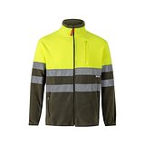 Zweifarbige Fleecejacke (280g/m²), aus Polyester (100%) Altiat