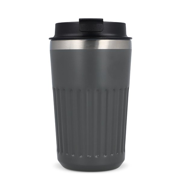 Recycelter Edelstahl-Thermobecher für Kaffee zum Mitnehmen, 400 ml Natianng