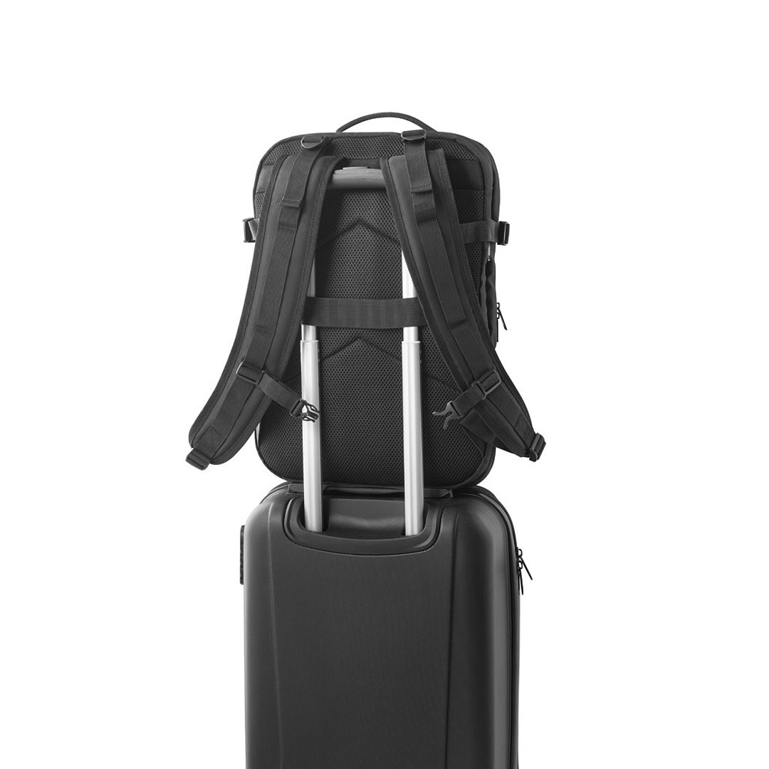 Hochverdichteter Reiserucksack aus recyceltem 600D-Polyester für 17.3"-Laptop Ansepala