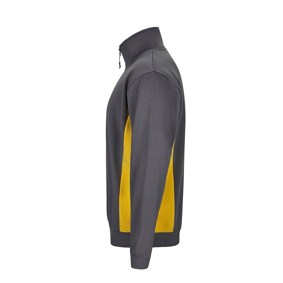 Zweifarbiges Frottee-Sweatshirt (260 g/m²), aus Polyester (65 %) und Baumwolle (35 %) Rudorscht